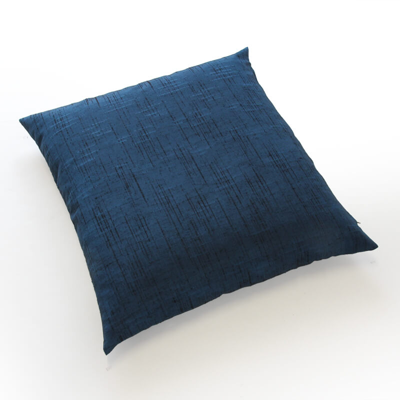 新富士絹紬 座布団カバー 瑠璃紺 （八端判）