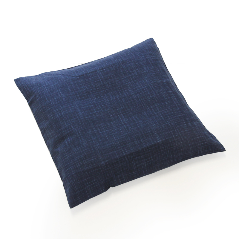 45角 座布団カバー なごみ こい藍