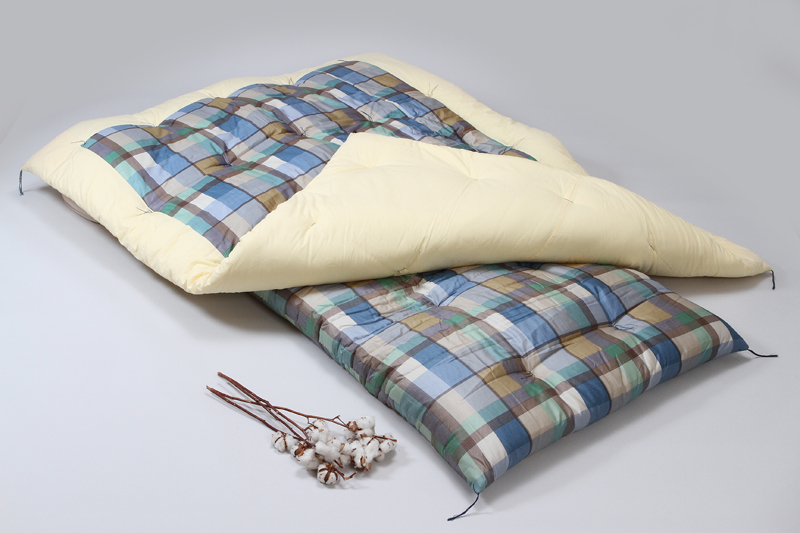 通常綿サテン生地見本 綿布団・座布団の販売 打ち直し わたや森 -通販