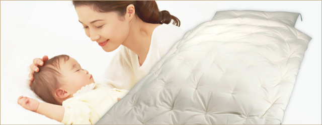 ベビーサイズお布団（出産祝いイメージ）