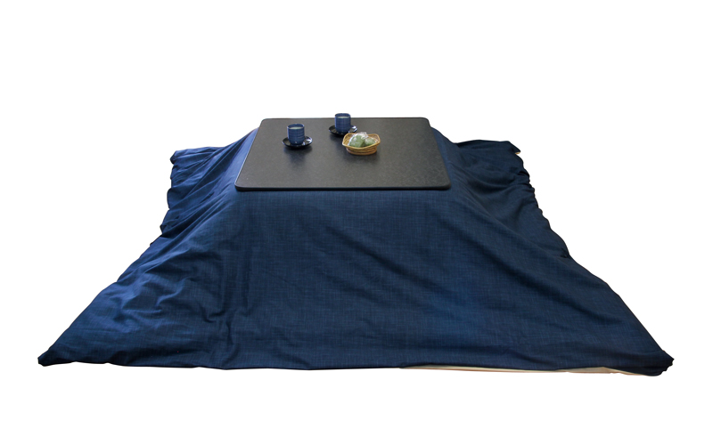Kotatsu こたつ布団カバー 正方形 205cm角用 なごみ こい藍