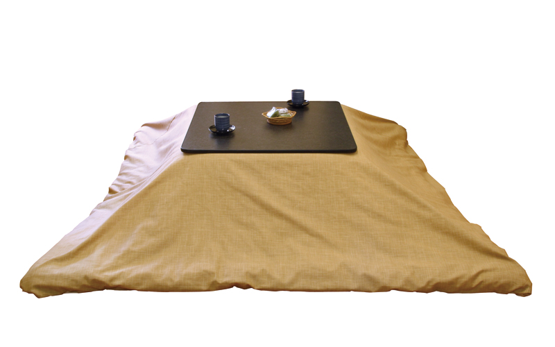 Kotatsu こたつ布団カバー 正方形 205cm角用 なごみ わら ベージュ