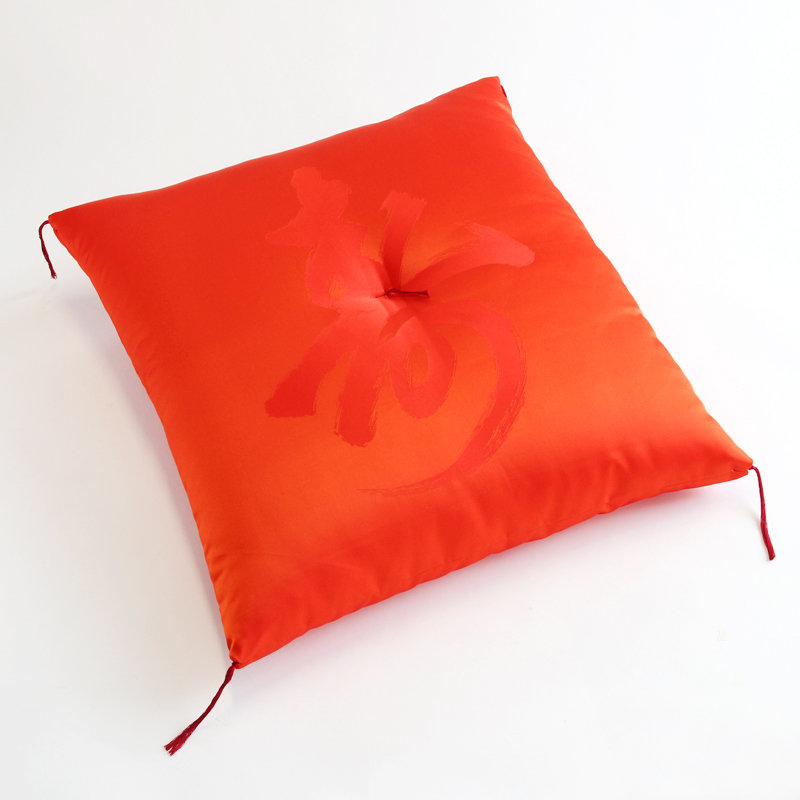 鶴寿座布団（朱） 夫婦判サイズ 【公式通販】